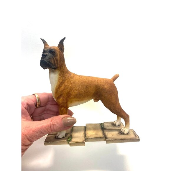 Sheratt & Simpson Boxer Standing Figurine By Willitts Designs 89002 Country Arti - Picture 5 of 6